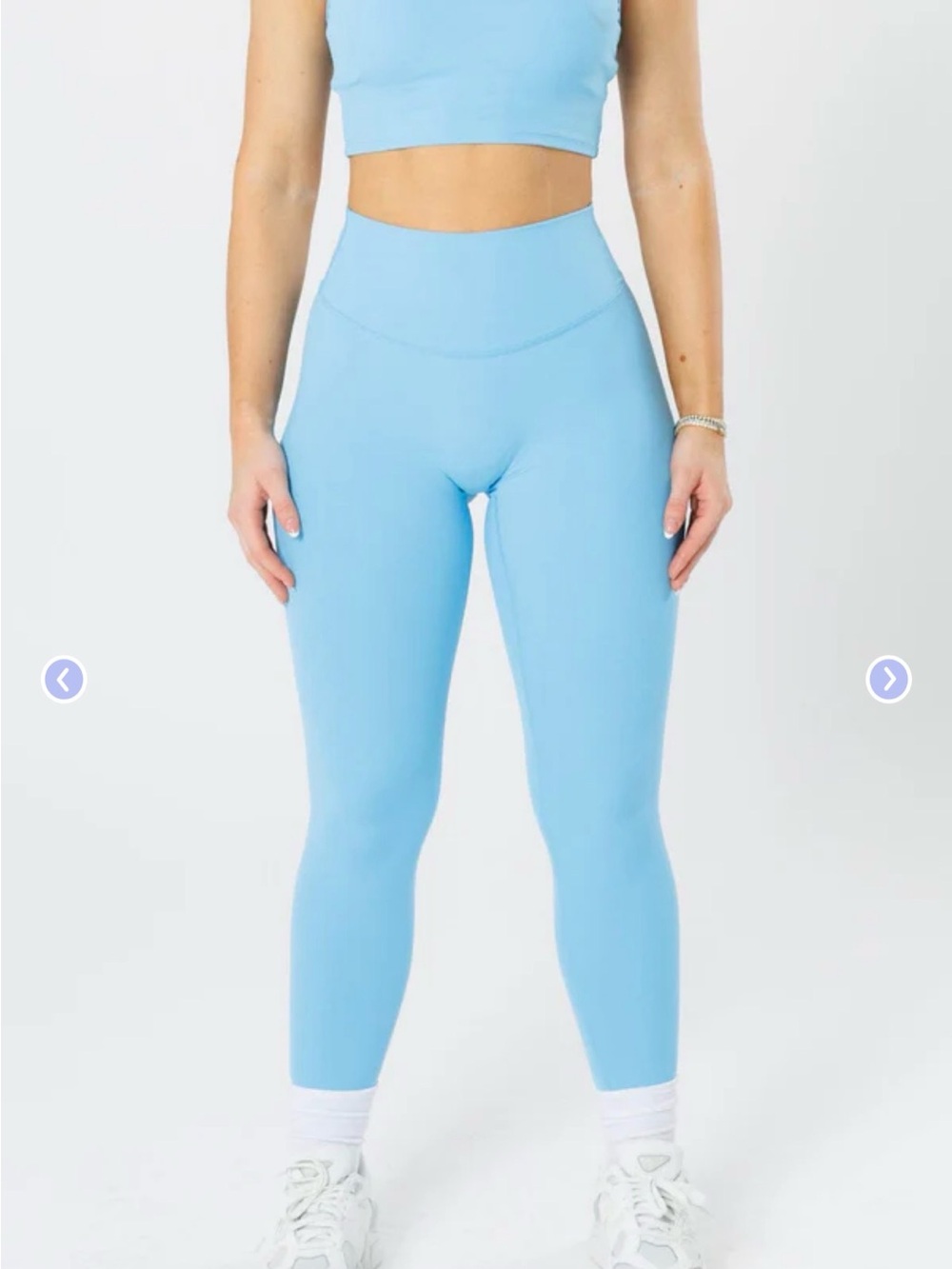 PARAGON Athletic Leggins Bright Aqua Seamless - Picture 2 of 12